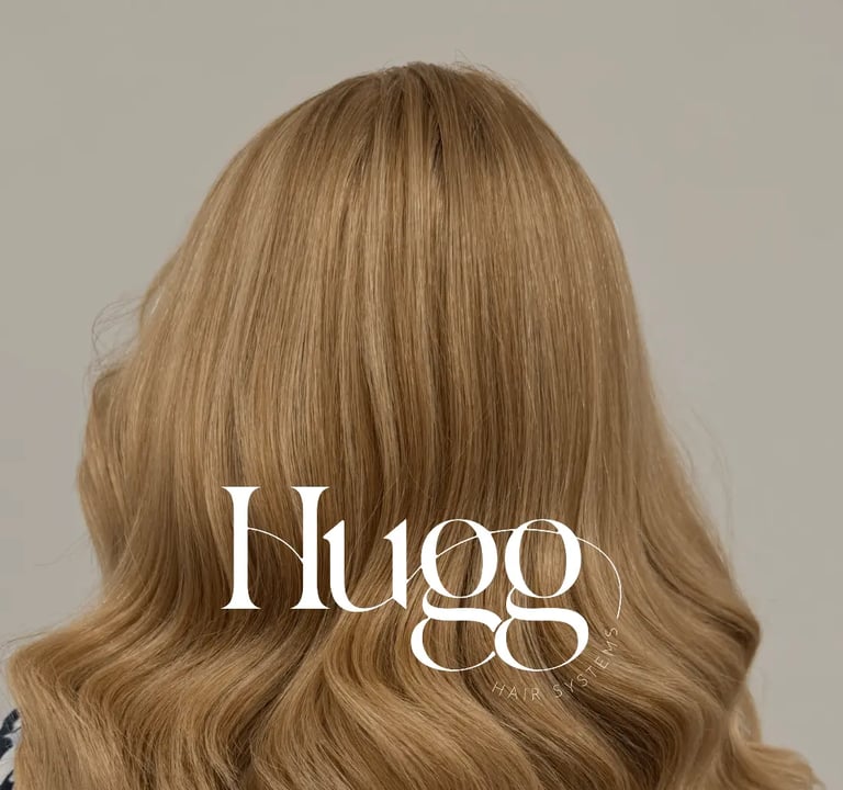 human hair wig system by hairlabuk & Hugg 