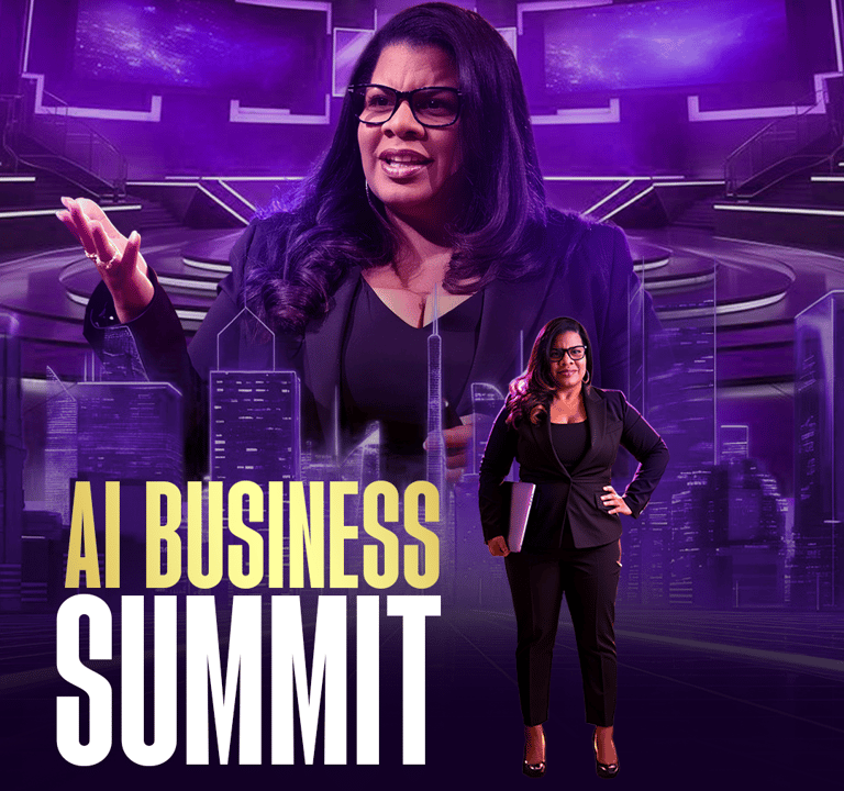 a woman in a business suit and a business suit