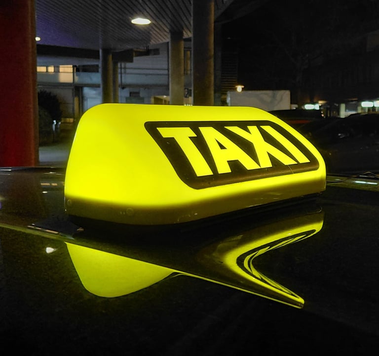 Taxi sign