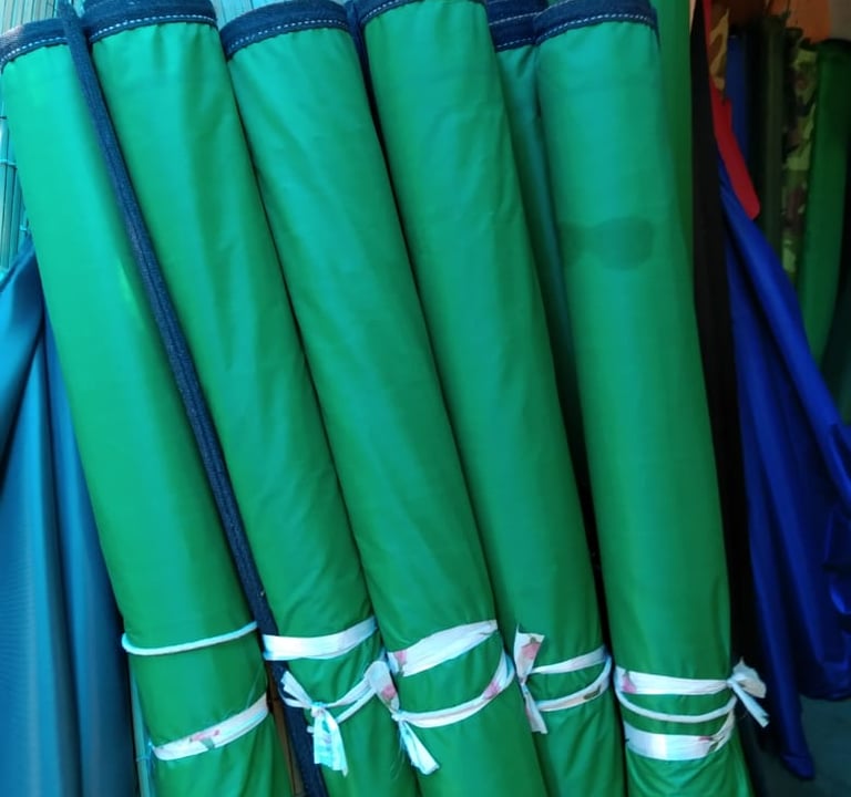 Bamboo Chick installation provides protection from sunlight, rain, and heat, along with natural shad