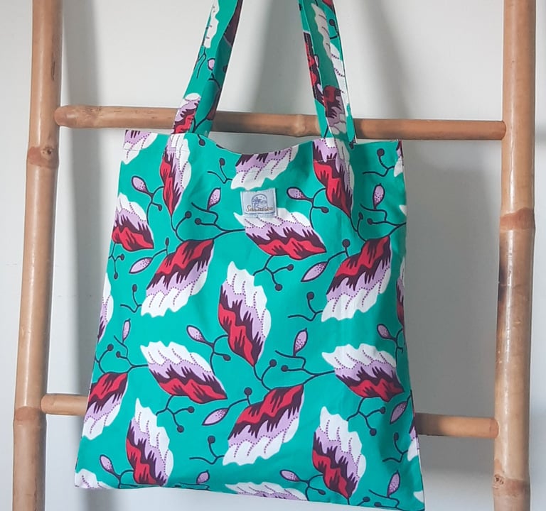 sac tote bag en tissu africain wax