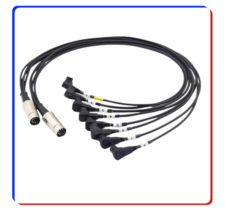 Das kompakte Sondenset Lx8 besteht aus acht Sonden und wird zusammen mit dem COP-Adapter (Coil-on-Plug-Adapter) verwendet.