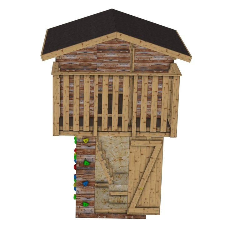 Cabane en bois enfant 