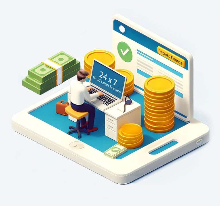 Dwaraka finance's 24x7 gold loan service at harippad , Alappuzha