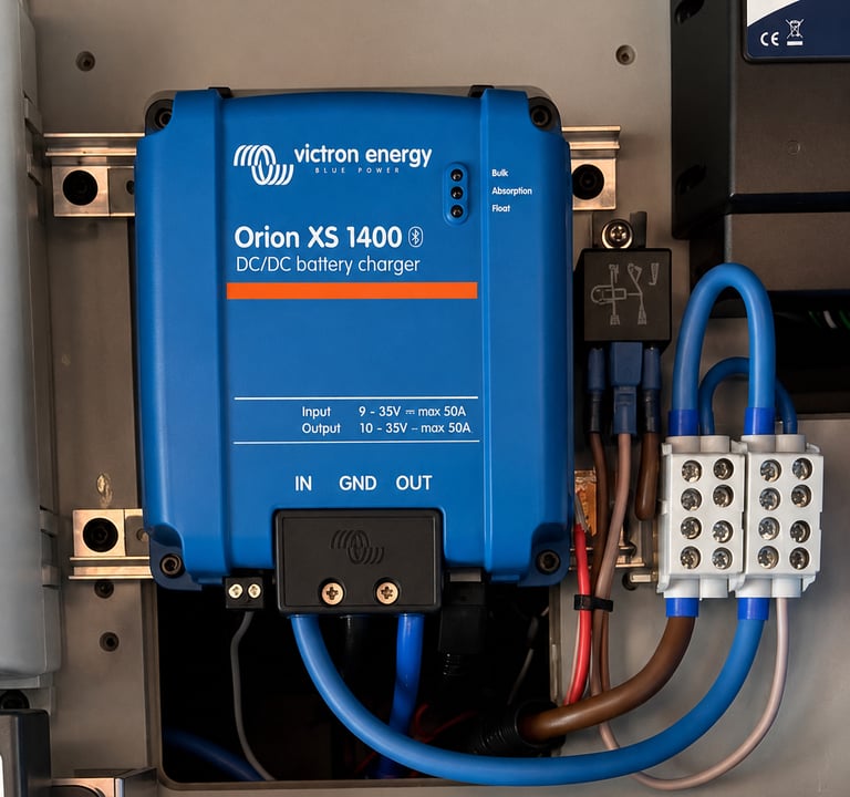 Victron Orion XS 1400 Ladebooster im Wohnmobil