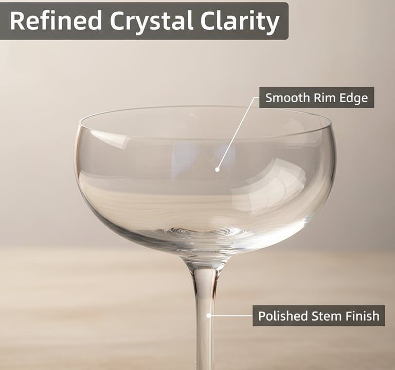 Champagne Coupe Glass wholesale in China