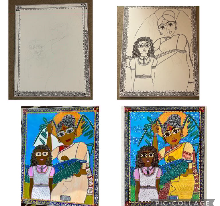 Making of 'Mother & her Princess"