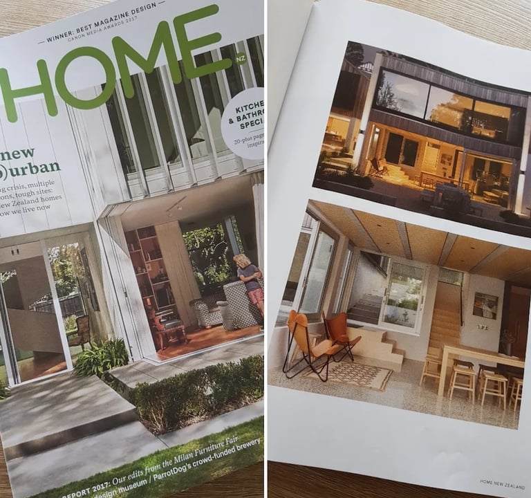 HOME magazine featuring New build project