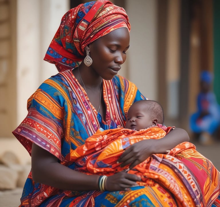 A collage of protest posters is displayed on the wall, featuring bold texts advocating for women's rights. The dominant messages include phrases like 'Women's Liberation' and 'Women Need Not Always Keep Their Mouths Shut.' There are artistic renderings of human figures and parts of slogans that focus on women's empowerment and anti-war sentiments.