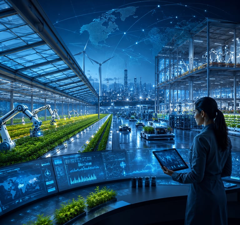 Industrial innovation, agri-technology, automation, and smart infrastructure deployment