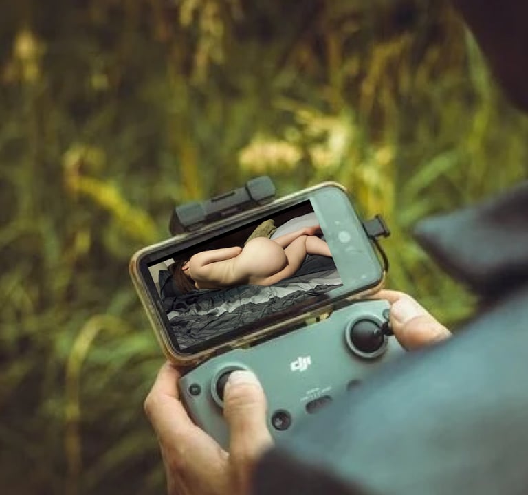 a person holding a video game controller in their hands