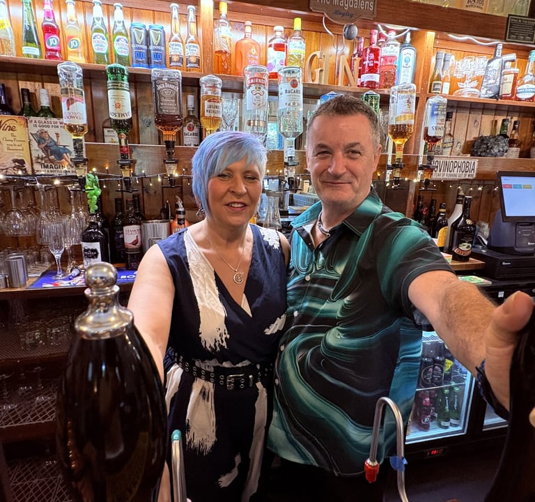 Hayley and Gary at The Magdalens
