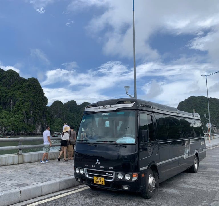 How much does it cost to rent a 16-seat car to go to the province from Hanoi?