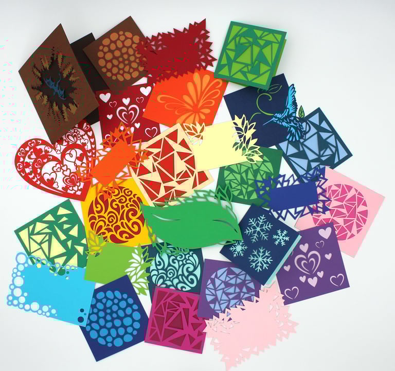 collection de cartes à offrir