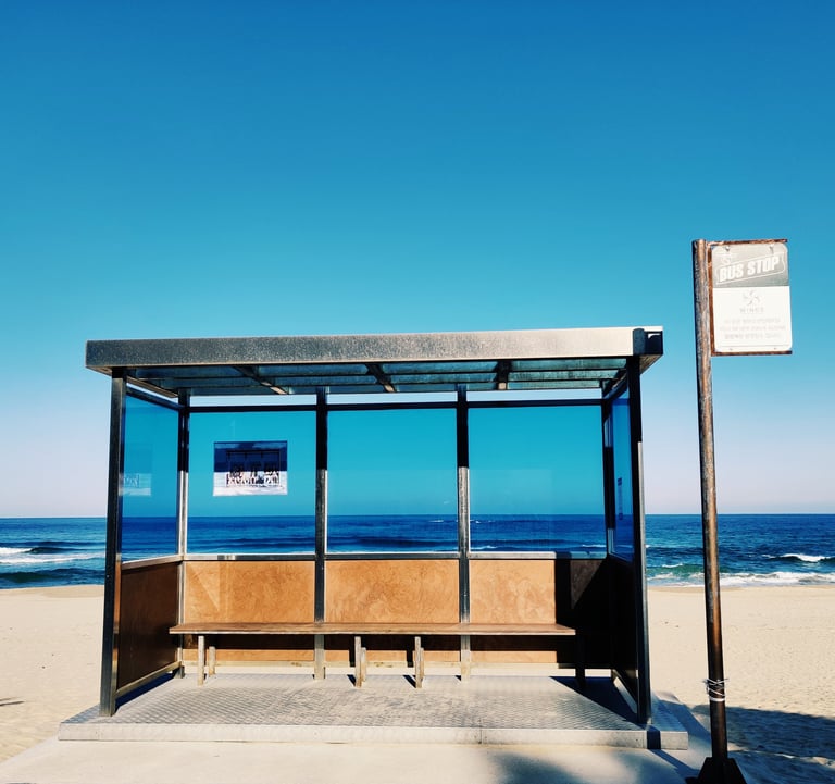 autobusų stotelės paviljonai