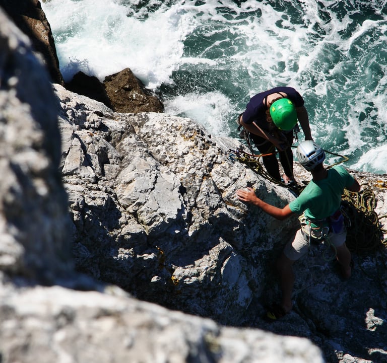 stage escalade en bretagne