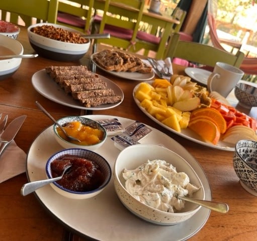 Comida al estilo ayurvédico en Las Lajas, Chiriquí, Panamá