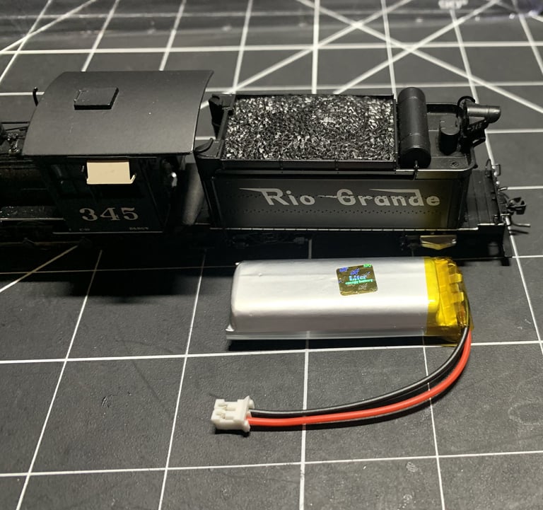 Battery Powered Model Train