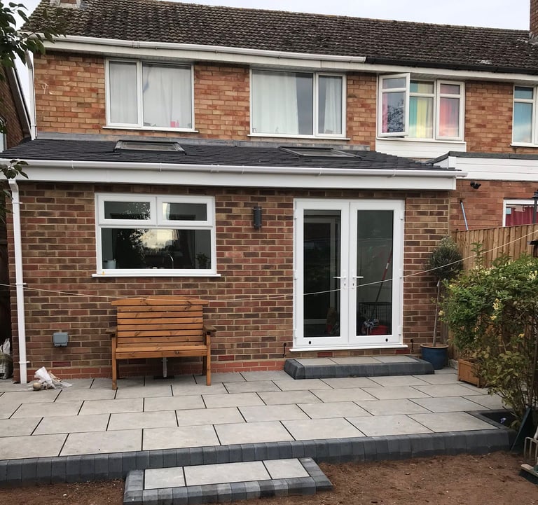 a home extension in malvern by Lakes building and plastering services