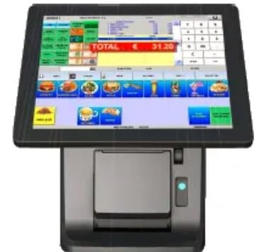 Système d’encaissement complet avec écran tactile et ticket de caisse