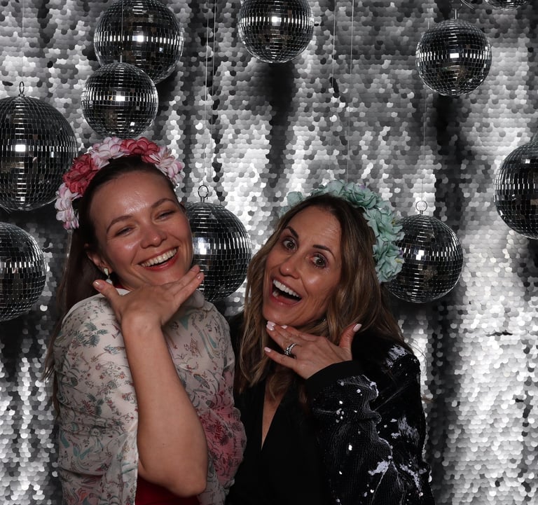 photo booth at big waters land trust