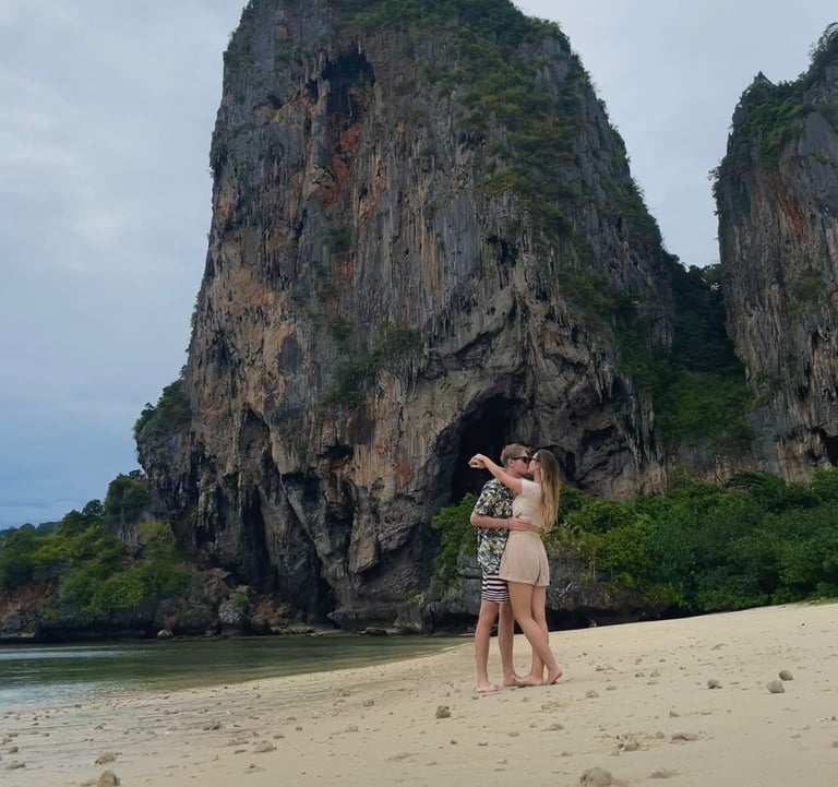 Phra Nang Cave Beach Krabi Tajlandia 