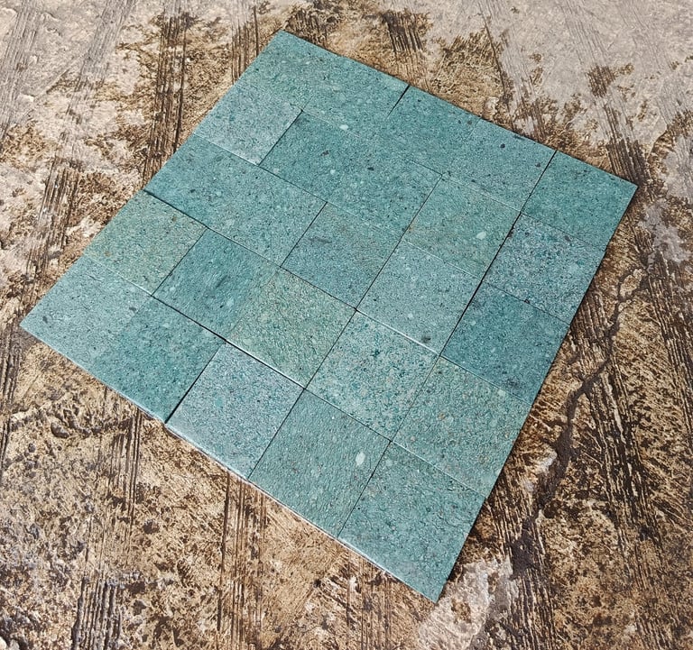 Bali green stone tiles