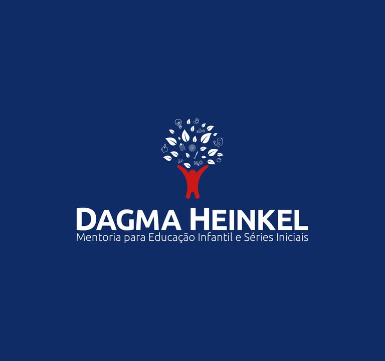 Logo para Dagma Heinkel, mentora de educação infantil, um exemplo de branding com propósito.
