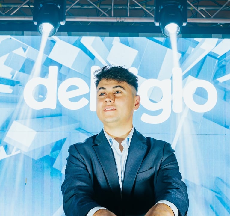 a man in a suit and tie is playing the dj - zil