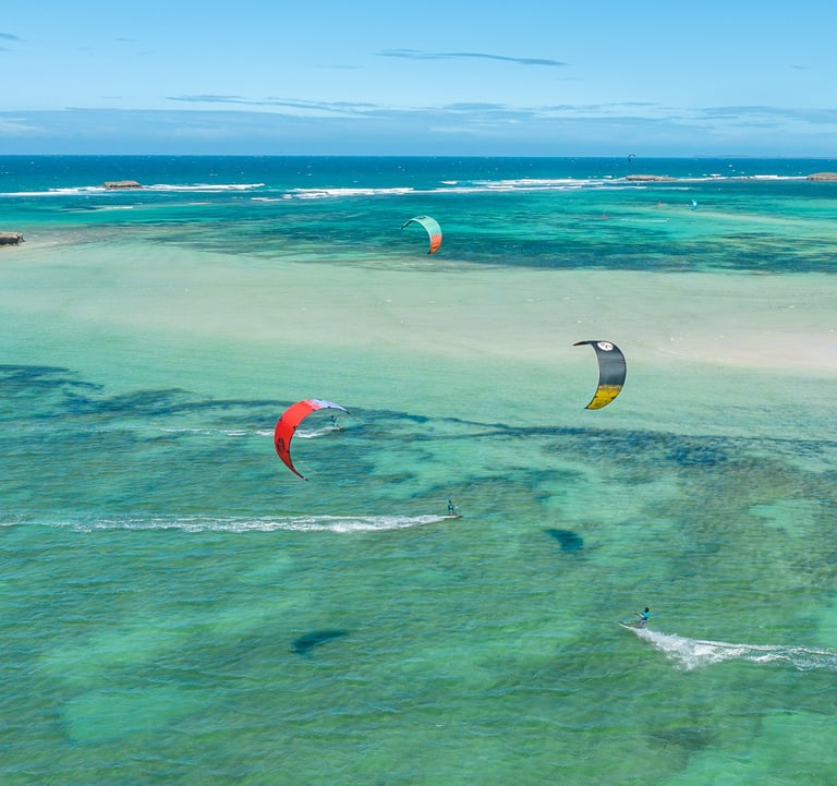 Ocean Lodge baie de Sakalava Madagascar Kitesurf