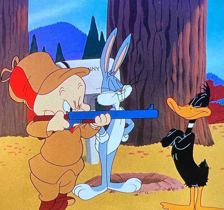 Rabbit Fire, Bugs v. Daffy