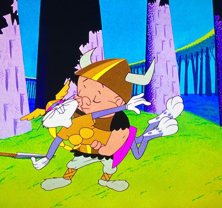 Buga and Elmer Fudd What's Opera, Doc?
