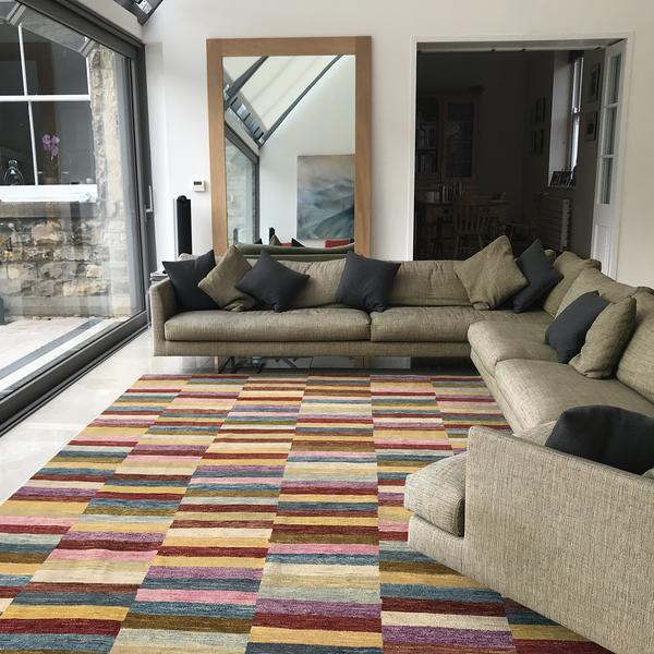 Handmade contemporary rug from The Handmade Rug Company