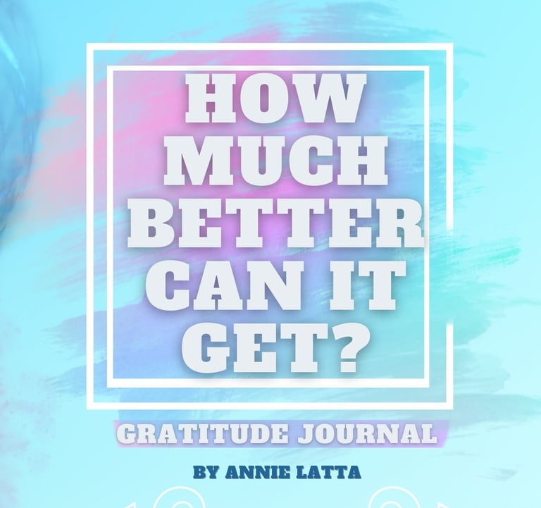 gratitude guided journal by annie latta