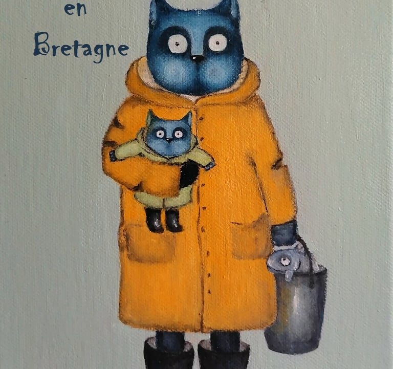 chat breton canicule en bretagne