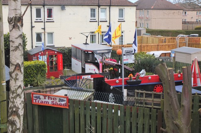View from the Balgreen to Corstorphine Cycle Path