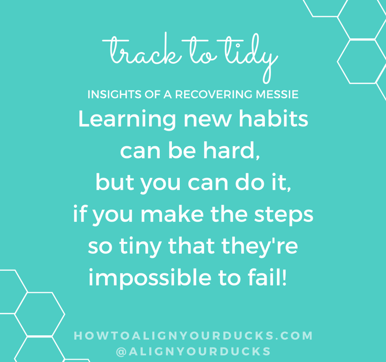 You can learn new habits if you make the steps so small it's hard to fail!