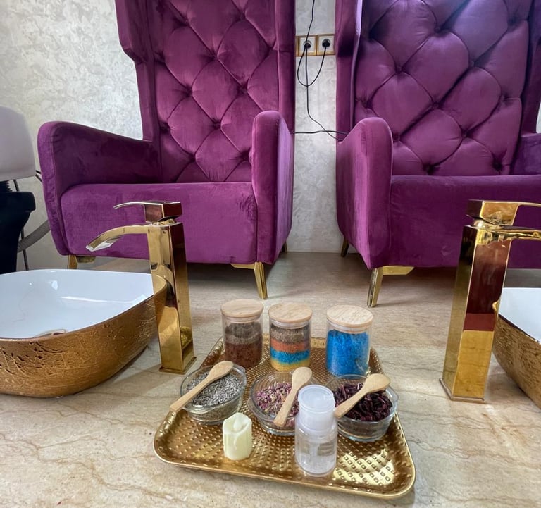 Ambiance chaleureuse et décor élégant du 5D Spa à Azrou