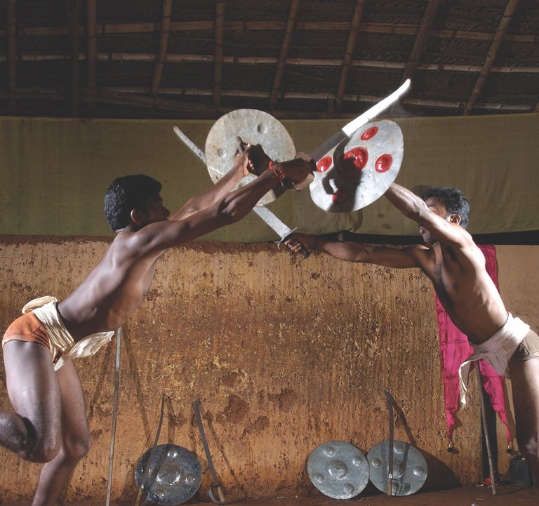 Kalaripayattu is an ancient Indian martial art originating in Kerala, India, with a history spanning over 3000 years.