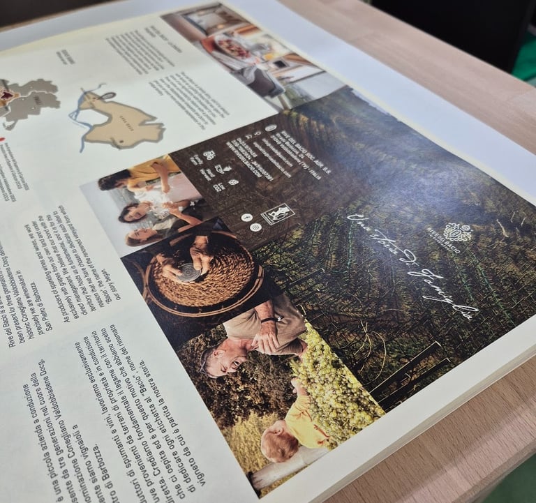 Catalogo promozionale Azienda Agricola Rive del Bacio Valdobbiadene