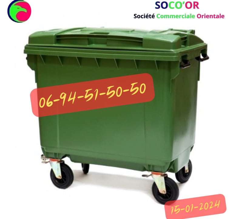 poubelle maroc prix