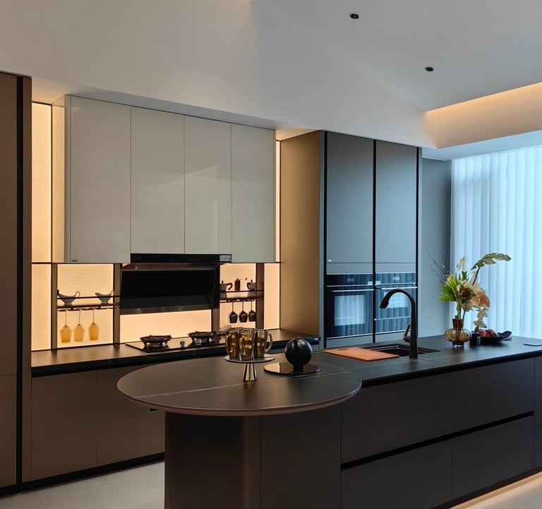 kitchen for Villas, apartments, premium residential interiors