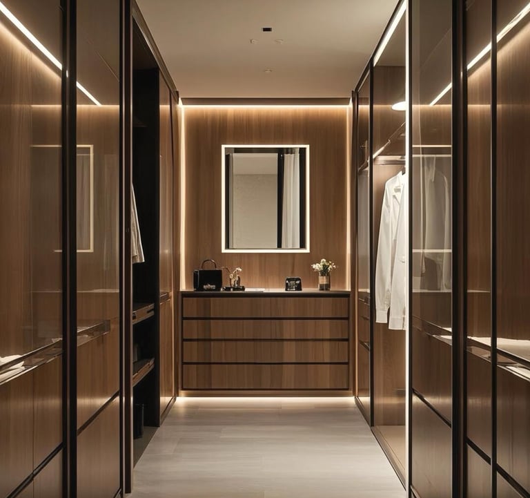 Ebony Frame closet systems