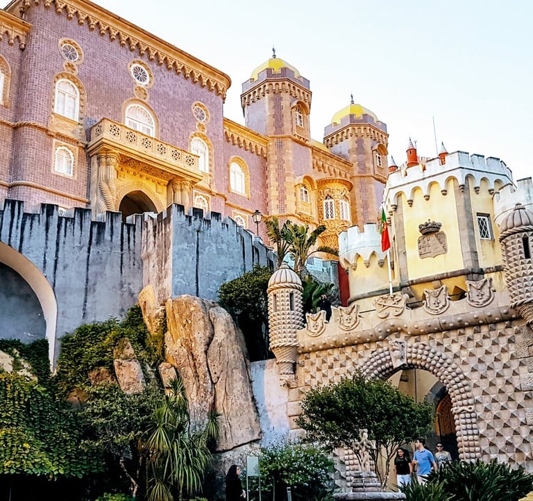 Portugal ,a castle like building with a castle like structure