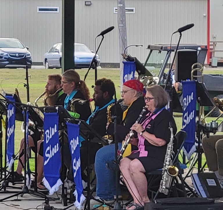 Blue Shoes Band Horn Section