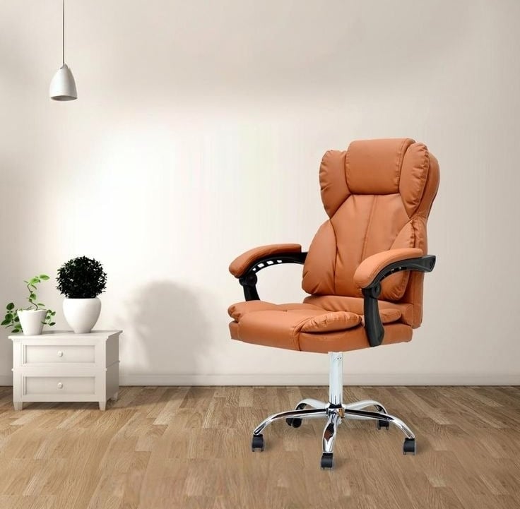 High-back executive office chair repair service for ergonomic or leather models