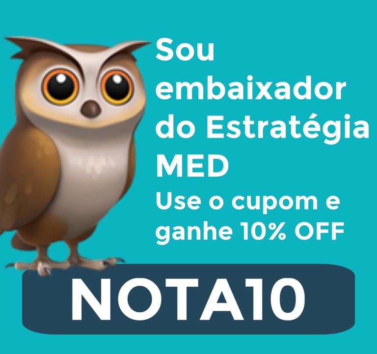 logo do cupom estrategia med NOTA10