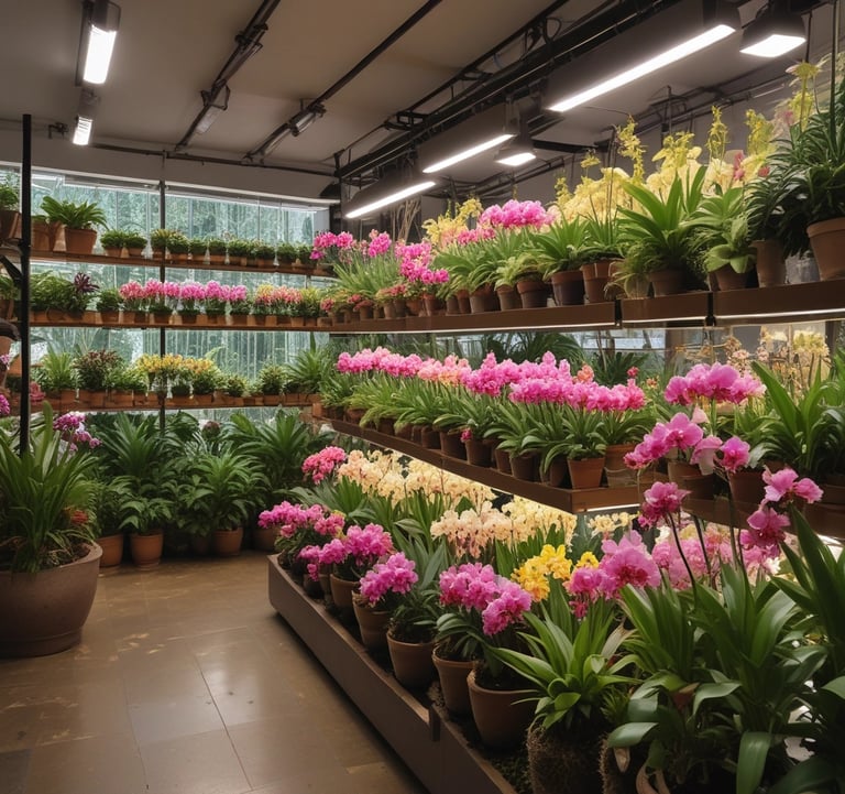 Coelogyne are grown inside year around they need lots of light and temperatures between 55-75.