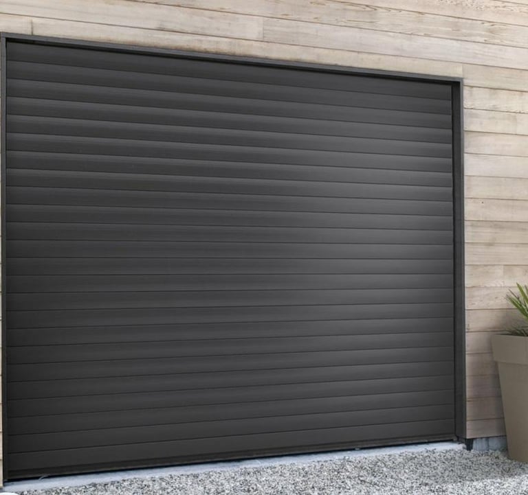 Usi de garaj tip rulou cu lamele de 55 mm si 77 mm, Rulouri exterioare usi din aluminiu, jaluzele