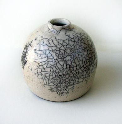 Cracked, 1996, raku